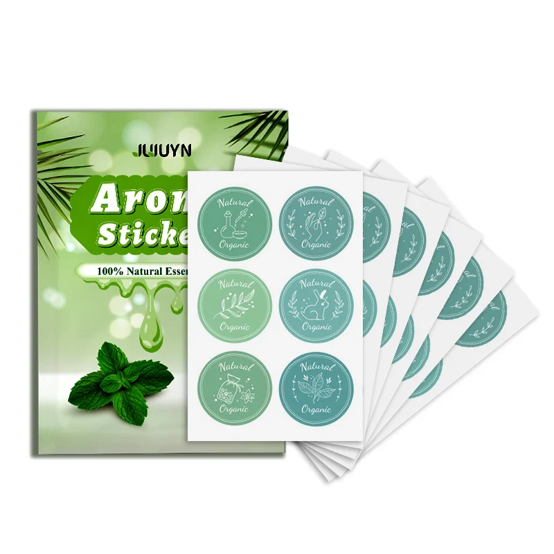 Natural Pure Aroma Essence Oil Scented Stickers Refreshing Fragrance Breath Freshener Long-lasting Scents Fresheners Patch