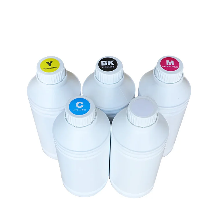 Vivid Color DTF Printer DTF Ink 1000ml CMYK Low Price White Heat Transfer Textile Printing Pigment Ink