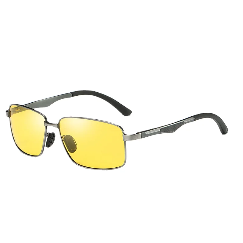 Sunglasses for men day and night driving polarizer anti-high beam vision glasses drivers sunglasses