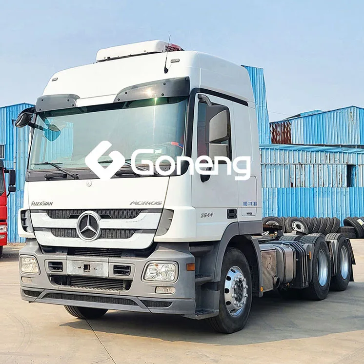 used mercedes benzs truck rear tipper semi trailer 4 3 axles ennd hydraulic dump trailer for sale