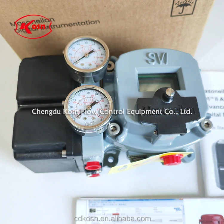 Оригинальный Masoneilan регулирующий клапан smart Digital SVI II AP серии с 4-20mA отзыв ЖК SVI2-21123121 позиционер клапана в наличии на складе