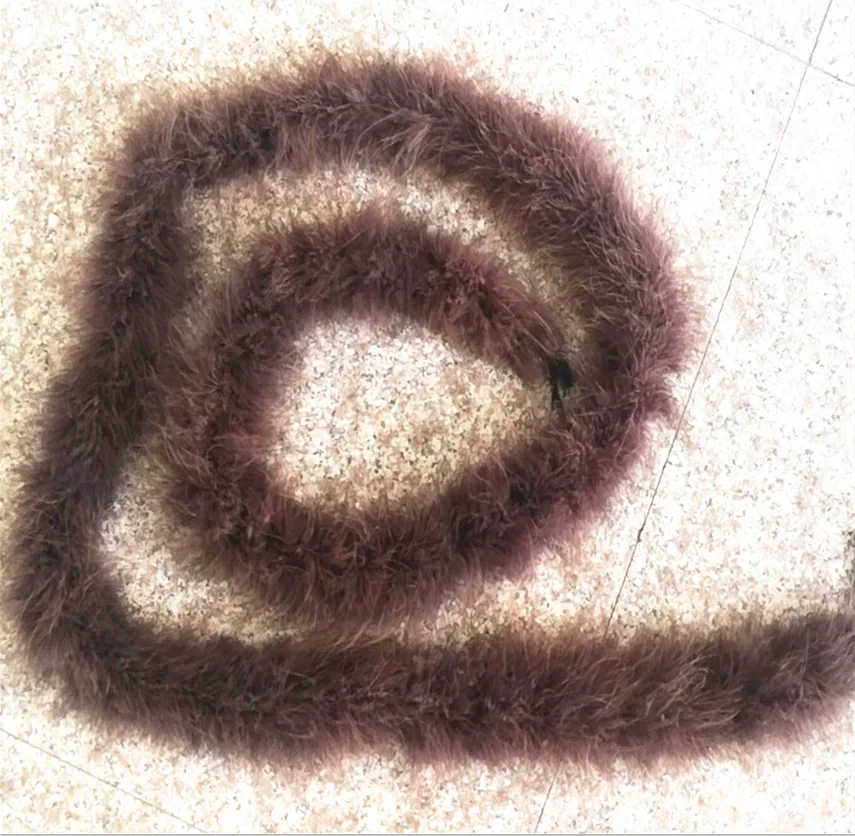 China feather factory Wholesale 25 grams Fluffy turkey Marabou feather Boa decorations