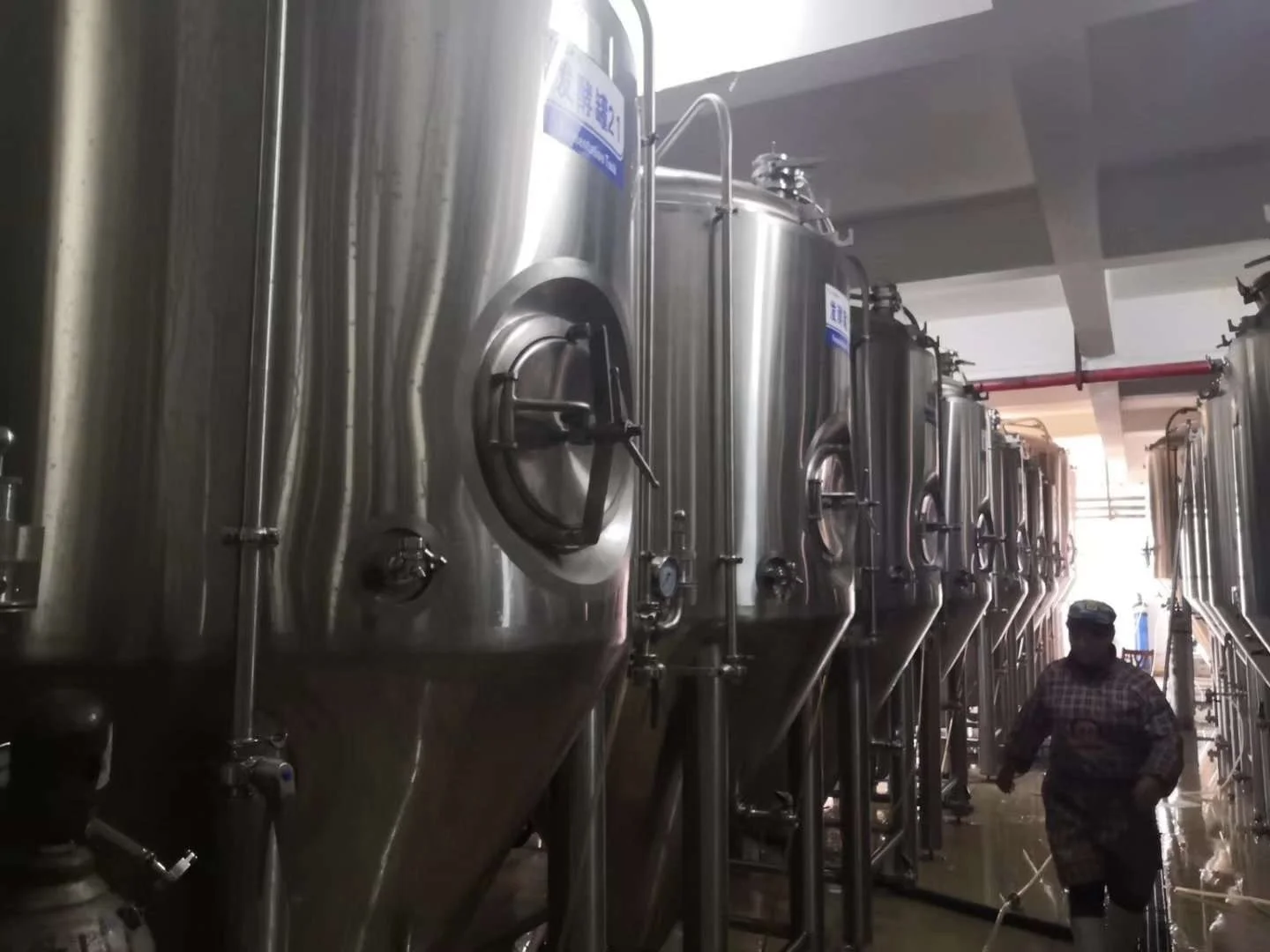 304/316L Stainless Steel Double Jacketed Fermentation Tank Brewery Wine  fermenter