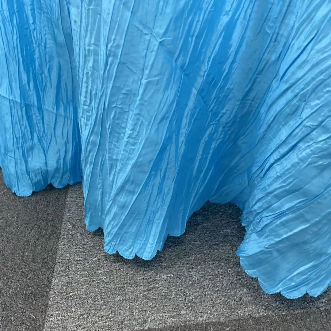 Wholesale 100% polyester crushed taffeta tablecloth for restaurant home party wedding tablecloth