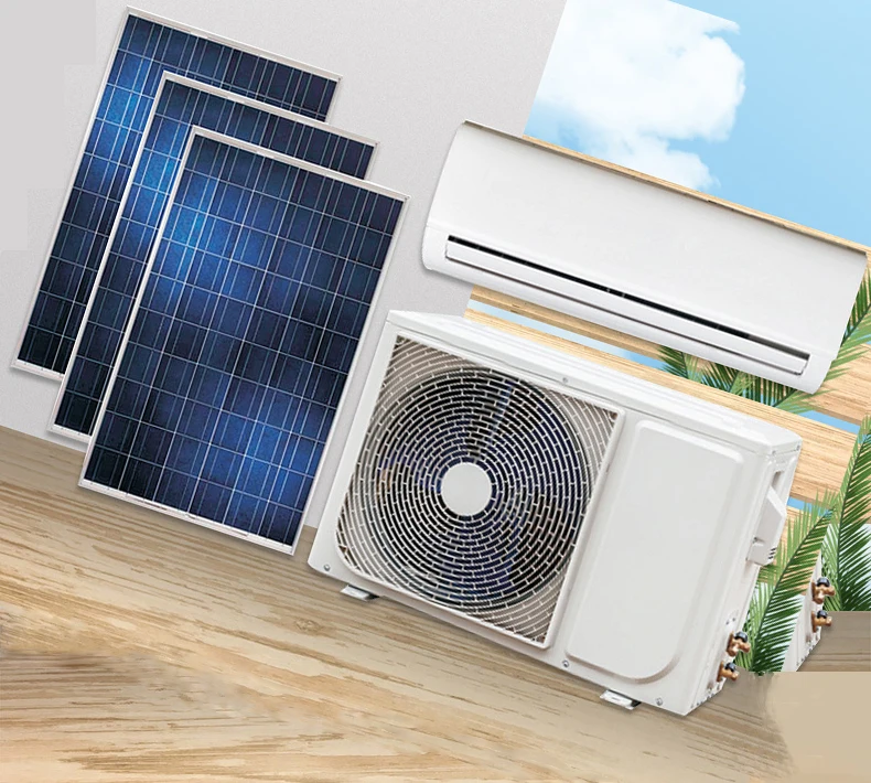 Горячая Распродажа фотогальваническая панель 4P ACDC 30000BTU 4HP одиночный охлаждающий сетчатый кондиционер воздуха