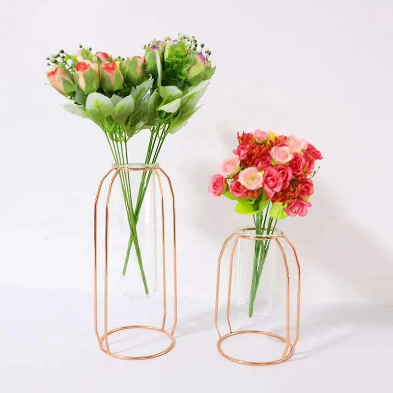 Wholesales Gold Metal Flower Vase Stand for Wedding Party Table  Decoration