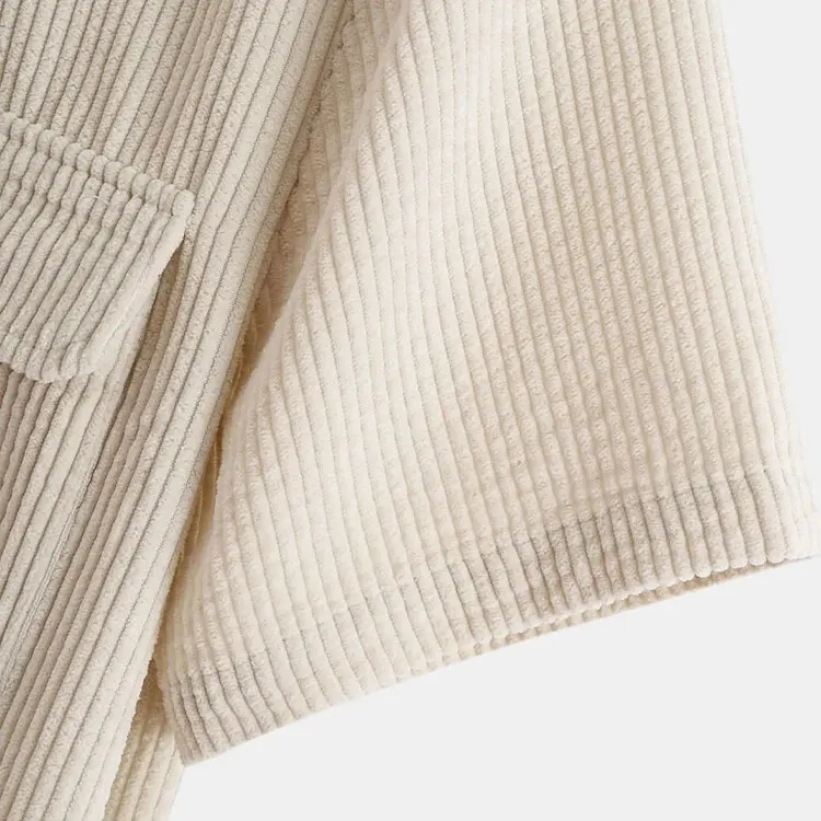 OEM service new arrival mens shirts customized corduroy flap pocket button front mens shirts casual