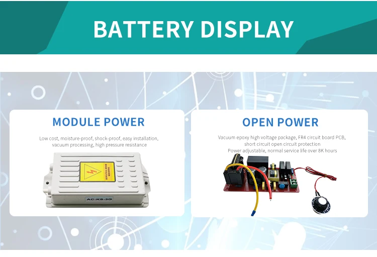 7g adjustable whole set air ozone generator cleaner with power supply