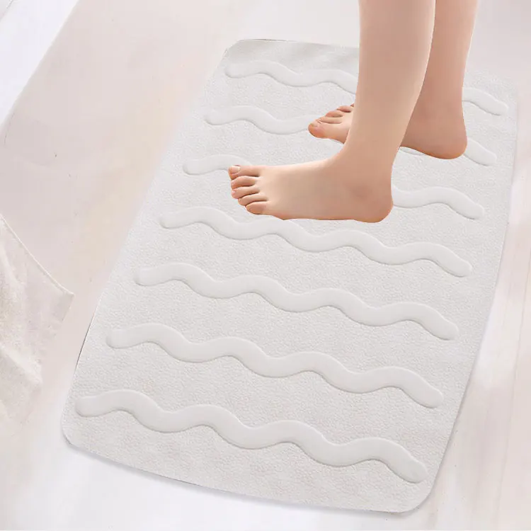 Hot Sale Multifunctional Bathroom Door Shower Water Absorbent Rugs Easy Cleaning Soft Non-Slip Rubber Bath Mat