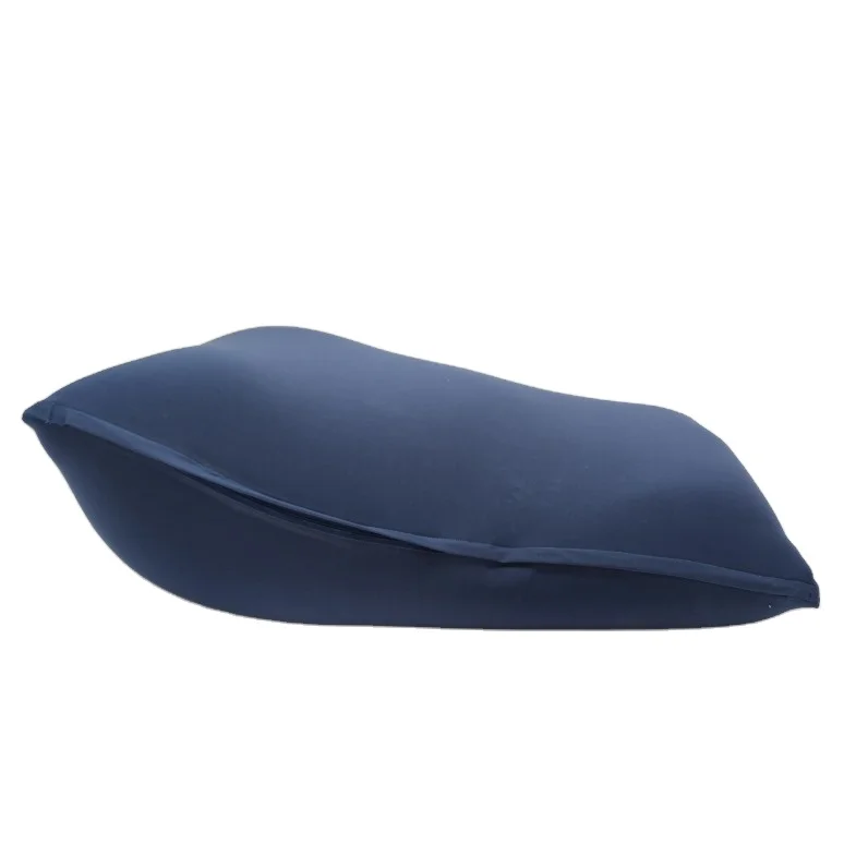 Minimalist Modern Home Hotel Lightweight Single Blue Sofa Bed Bean Bag Cotton Spandex