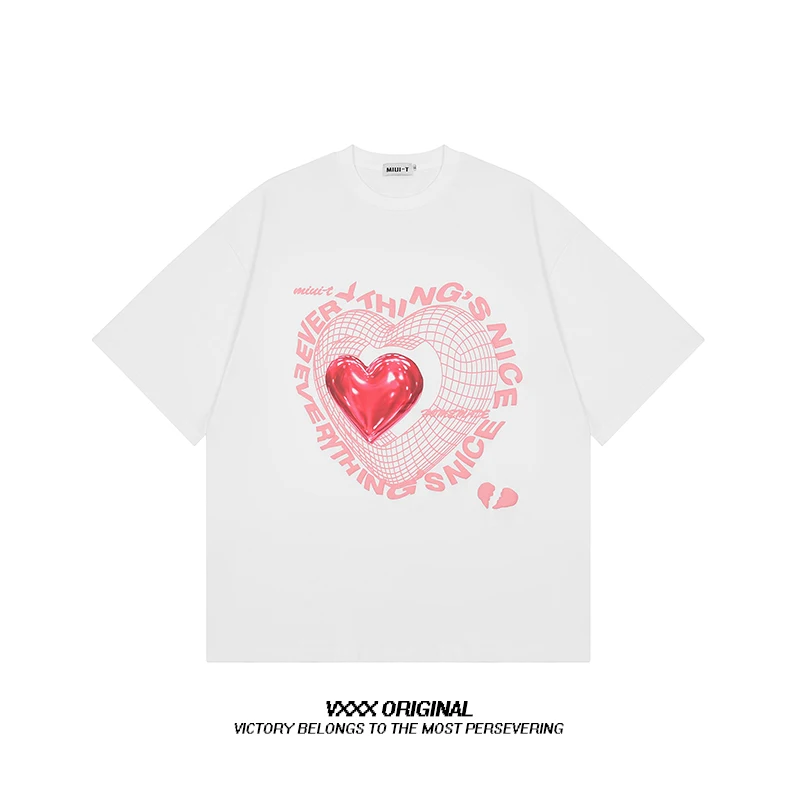 Custom high quality summer streetwear hip hop printing crewneck graphic cotton men t shirt
