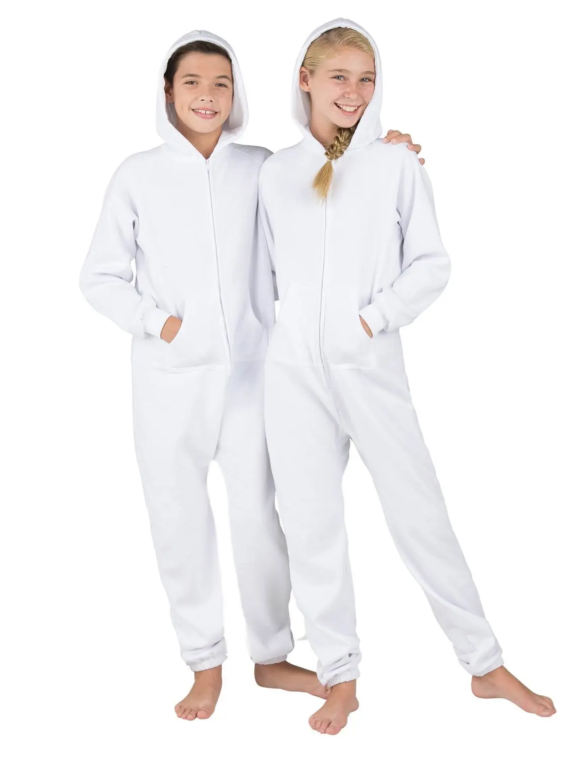 
RTS Poly Cotton Terry Fleece Family Matching Footless Onesie Romper Jumpsuit 