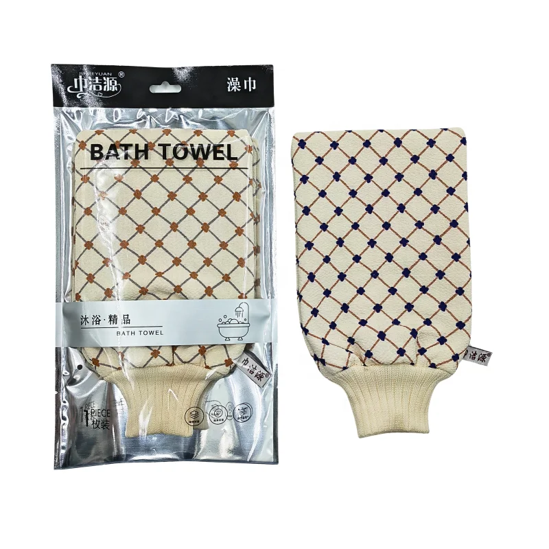 New Arrival Exfoliating Gloves Turkish Silk Exfoliating Bath Gloves Exfoliating Mitt Glove