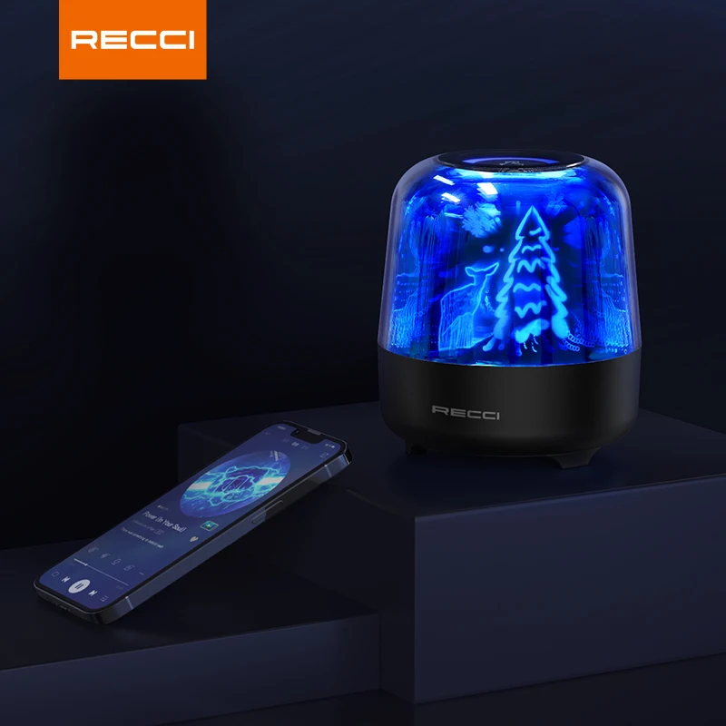 Outdoor Portable Speaker Mobile Phone Handsfree IPX5 Waterproof Wireless Speaker Colorful Flash LED Light Stereo Music Soundbox