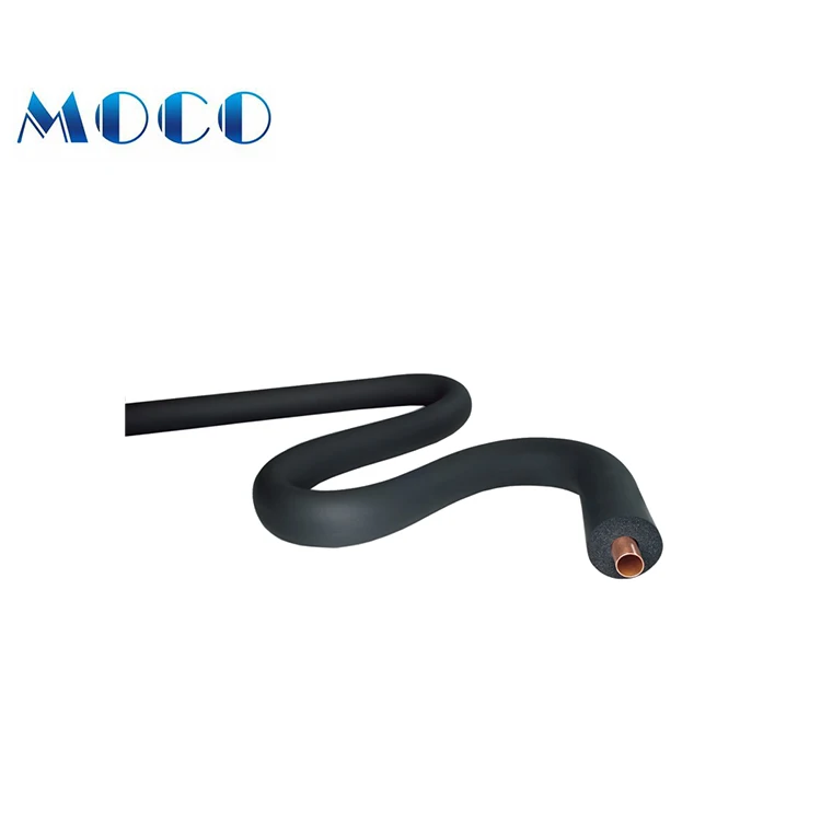 Black PVC/NBR rubber sponge insulation tube/pipe of air conditioner
