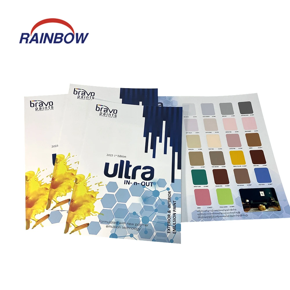 Customized Coloring Book Emulsion Paint Swatch Free Design