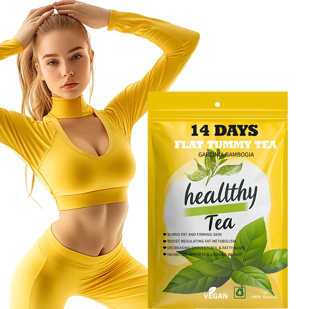 Organic 14-Day Flat Tummy Detox Tea Private Label Sennal Leaf Teatox Natural Herbs for Adults