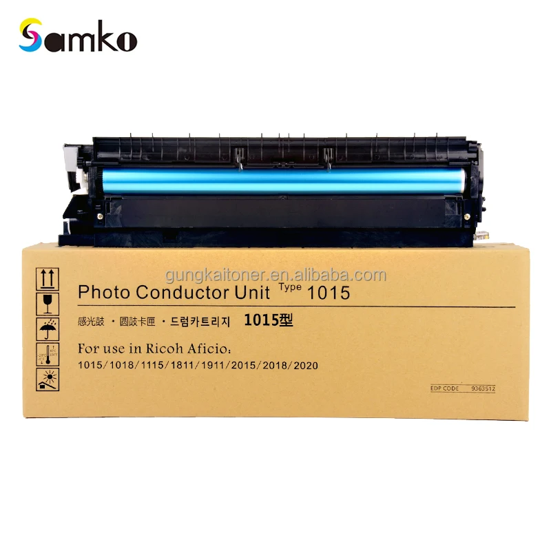 Совместимый барабанный блок для Ricoh использования в Aficio 1012 1015 1018 1025 2015 2016 2018 2018D 2020 МП 1600 1600L 1600SPF 2000 2000L