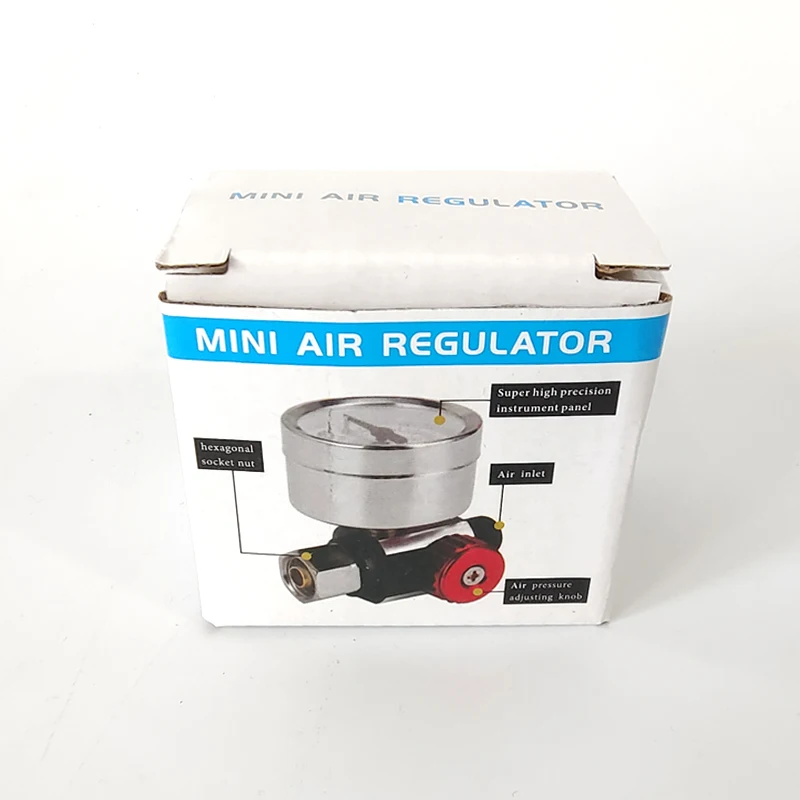 Spray Gun Barometer MINI AIR REGULATOR  Paint Sprayer Universal Pressure Gauge Control Valve Spray Gun Barometer