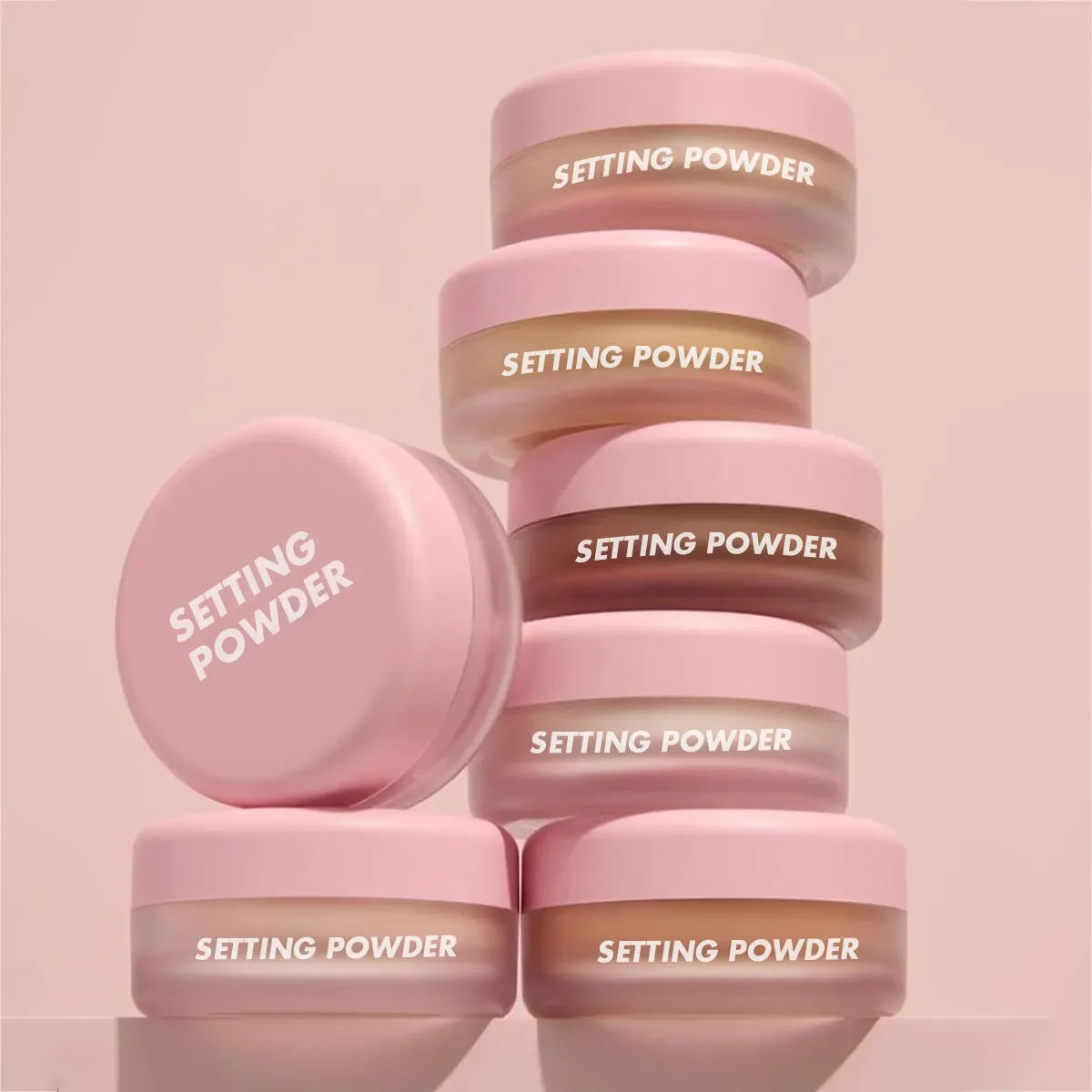 OEM/ODM Custom private label finishing makeup setting powder matte finish oil-control waterproof loose powder