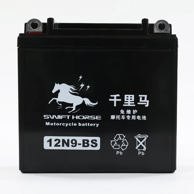 Заводская цена, долговечные 12N9 Bs, не требующие технического обслуживания высококачественные аккумуляторные мотоциклы для детей