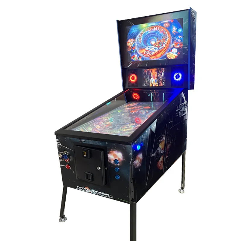 Coin-Operated Family Entertainment Virtual Pinball Bally Tables 66 Games 2 Screens Mini Metal Future Visual Club 66 Virtual
