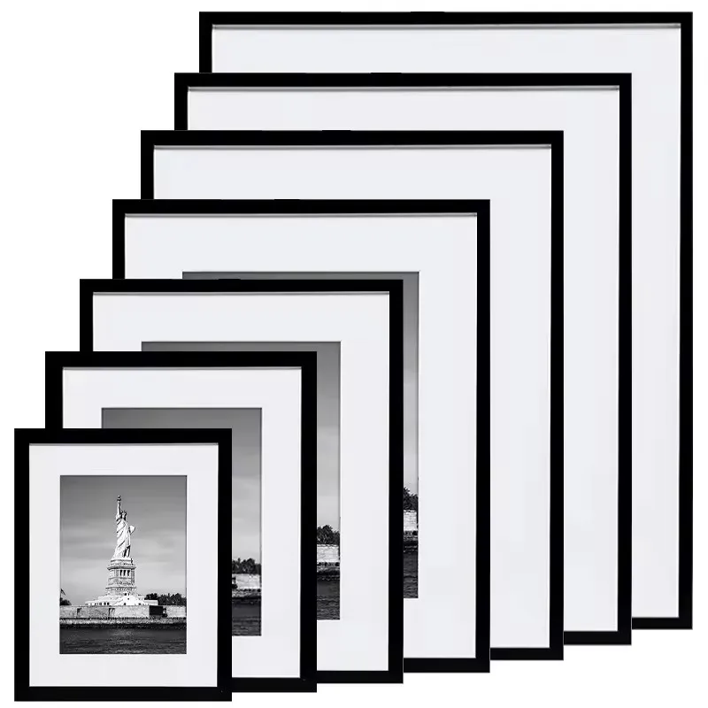 Индивидуальные высококачественные A1 A2 A3 A4 A5 4x6 5x7 6x8 8x10 11x14 12x16 12x18 16x20 черный белый постер картина деревянная фоторамка