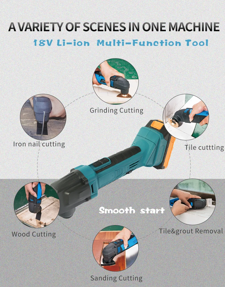 SMD100004A Wholesale Customize Professional Li-ion Smooth start Multi-Functional Tools Power Tools 20V Electric tools