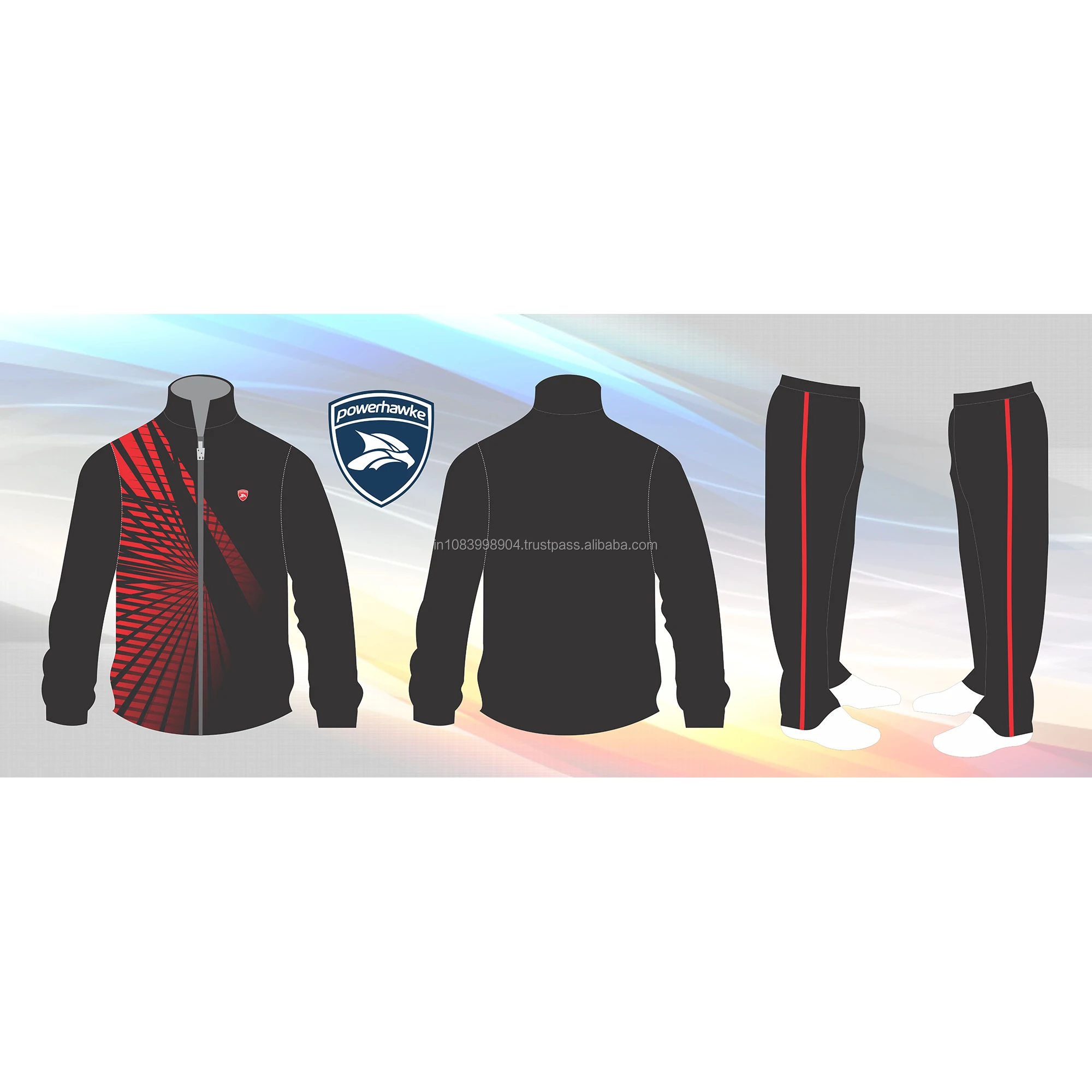 Top Selling Designs of Powerhawke Sportswear Outdoor Winter Tracksuit with or without Hoodies available in Different Sizes