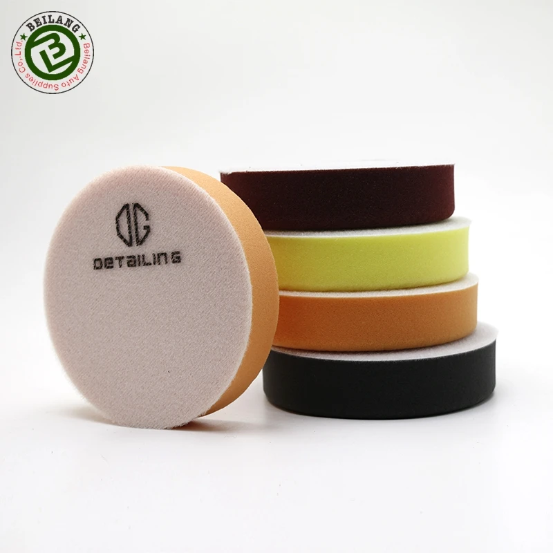 6' Car Polishing pad Orange Buffer Car Polishing Flat Foam Polishing pads