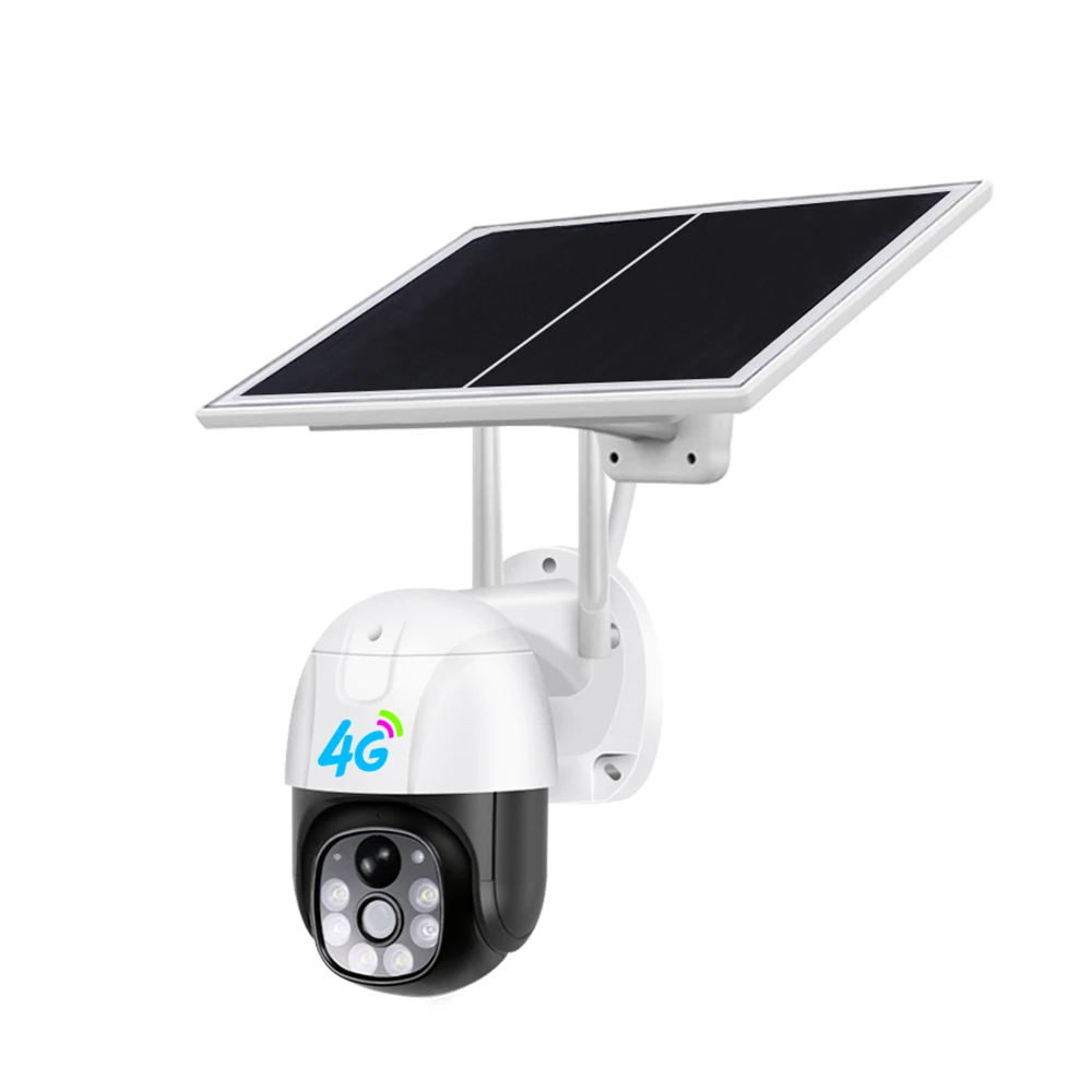 Wireless Outdoor Smart Camera Night Vision Waterproof Camera System Solar Panel Battery Security IP Camera 4G