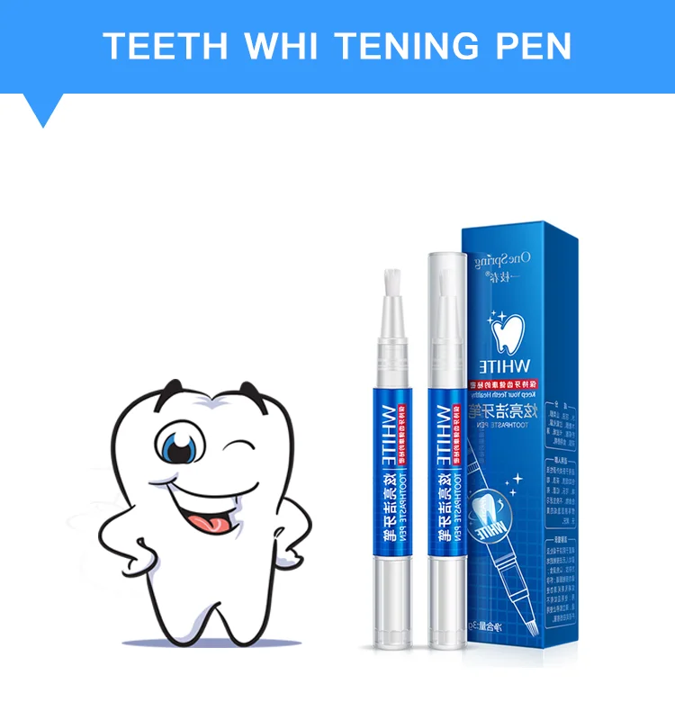 1pc pack new ingredient Zero Peroxide Teeth Whitening Pen PAP  teeth whitening gel pen 35%
