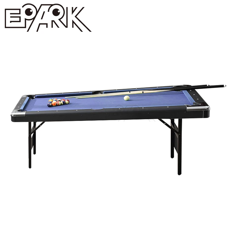 Indoor New Adult 1.9m Foldable Billiards Table Snooker Metal Leg  mesa de billar Folding Pool Table 7ft