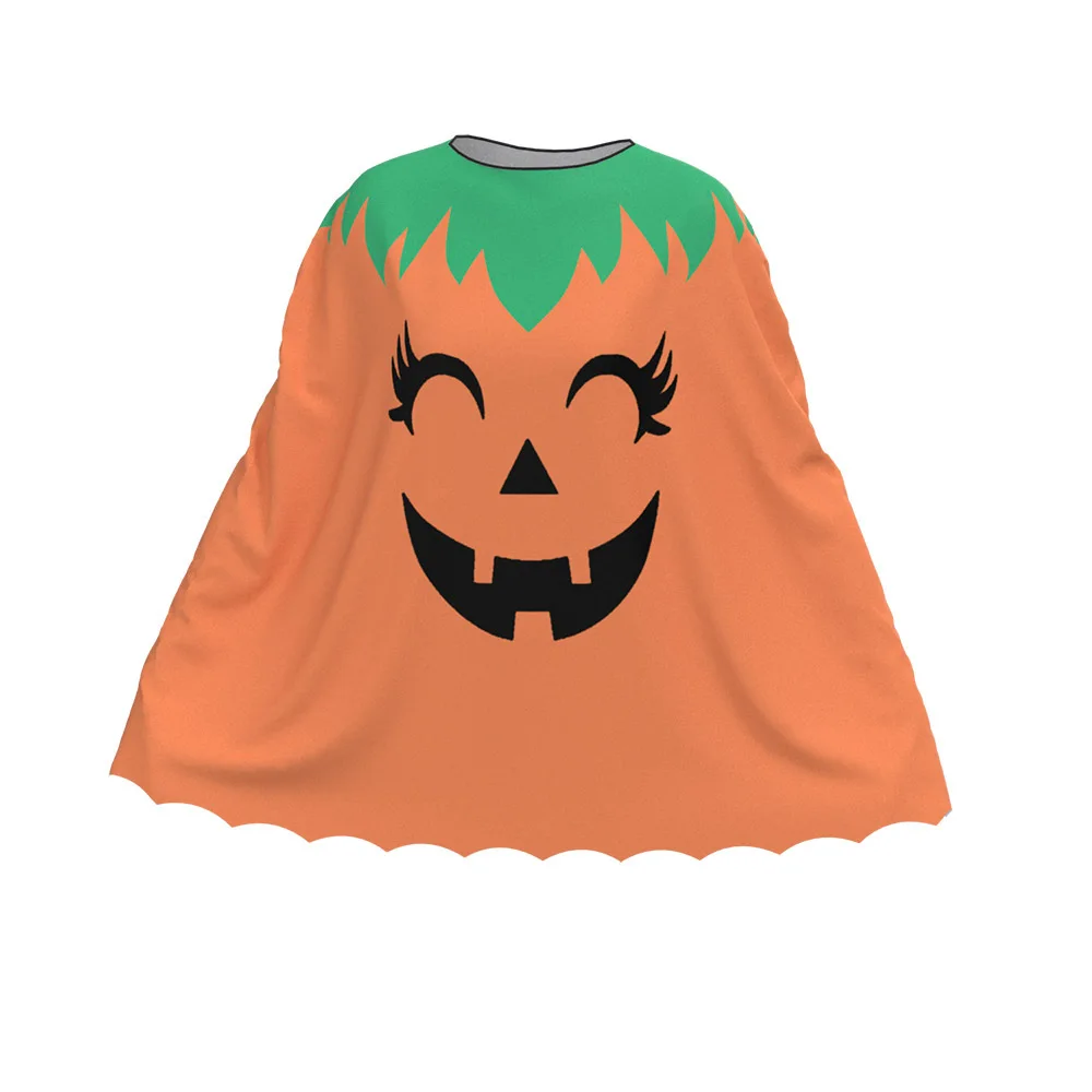 Hot Sale Stage Performance Cosplay Wear Halloween Pumpkin Cape Party Costume For Adult Children