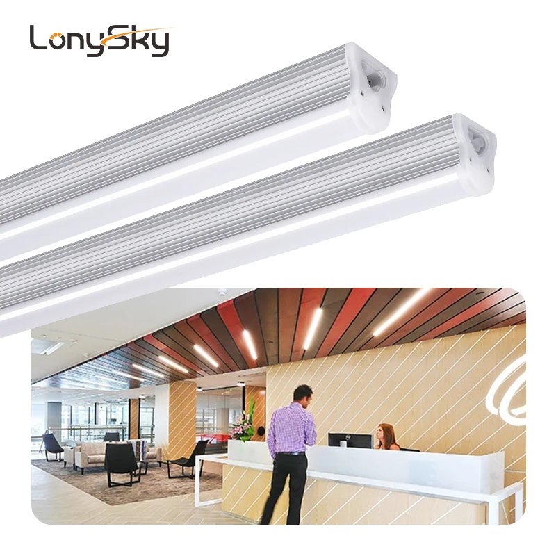 4ft 8ft T8 Led Tubes Light 3ft 4ft 5ft 6ft 8ft V Shaped Led Cooler Door Tubes Lighting double row shop lights fixture