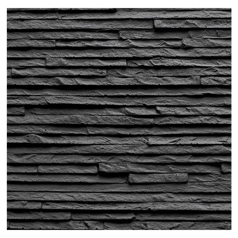 Textured Line Stone look Decorative flexible soft stone Wall panel  veneer for outside wall durable mcm flexible stone  tile