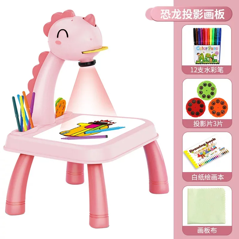 High-Quality Kids Drawing Projector Table Toy with Music - Intelligent Projection Painting Machine for Creative Learning