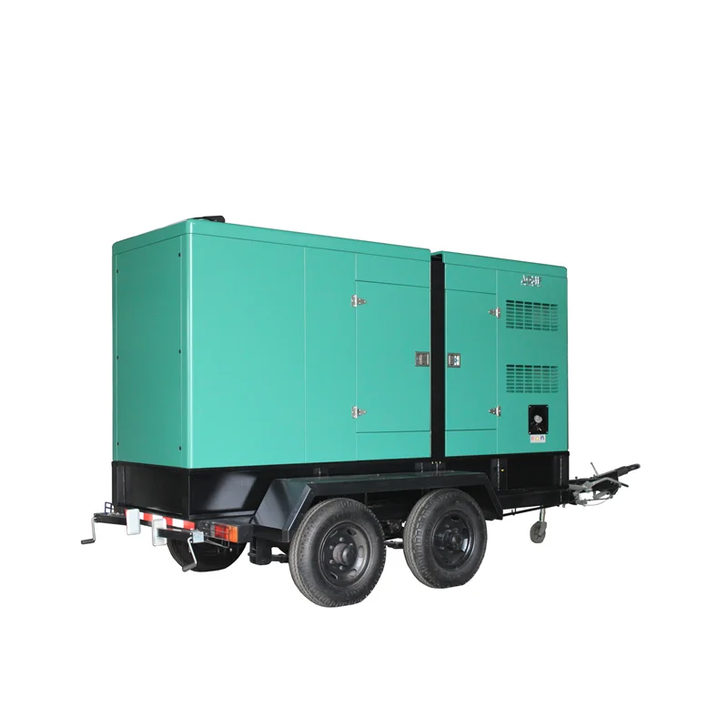 trailer mobile generator low price 200kw generator for sale trailer diesel generator with four wheels