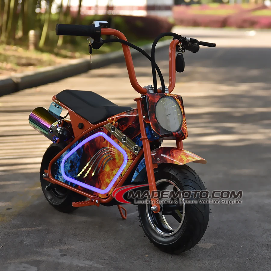 Леопардовые велосипеды для детей: электрический внедорожник 50cc 350 Вт бесщеточный мотороллер