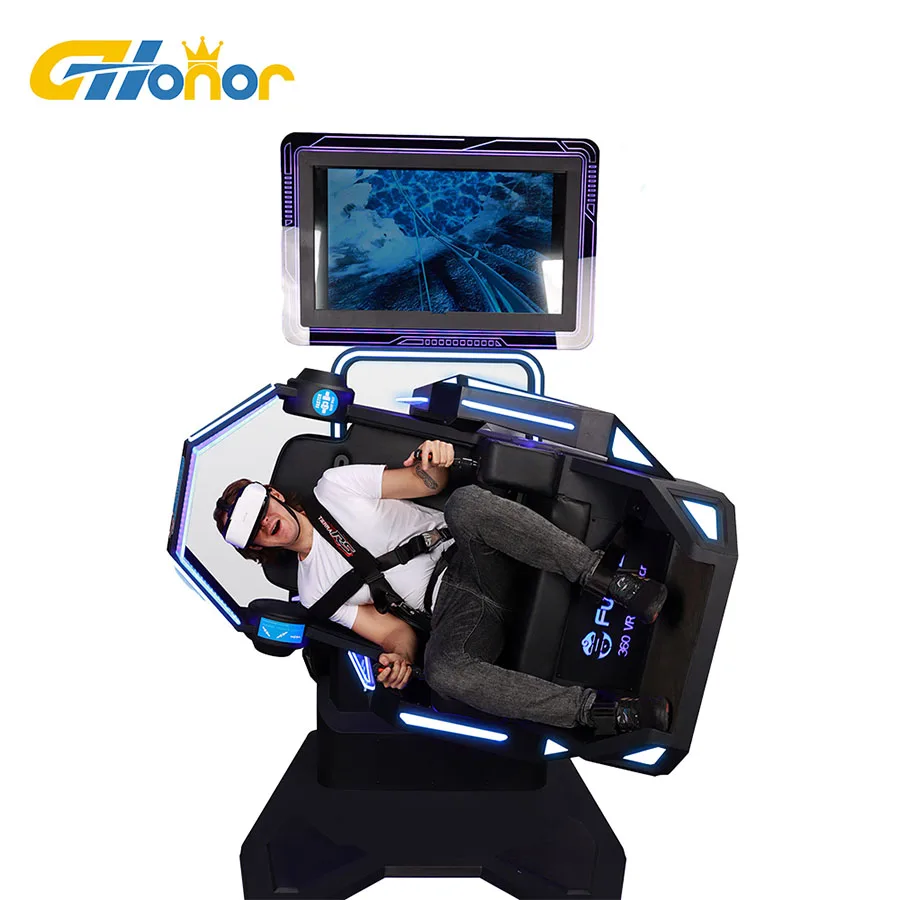 Indoor Vr Game Machine Simulator Vr Flight Simulator 9D Virtual Reality Game Machine