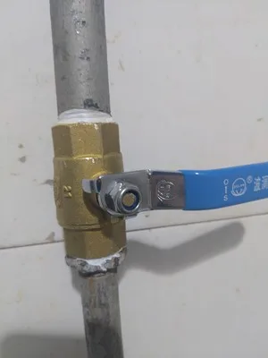 WOG сверхмощный полный порт латунный шаровой клапан FIP Резьбовая желтая ручка