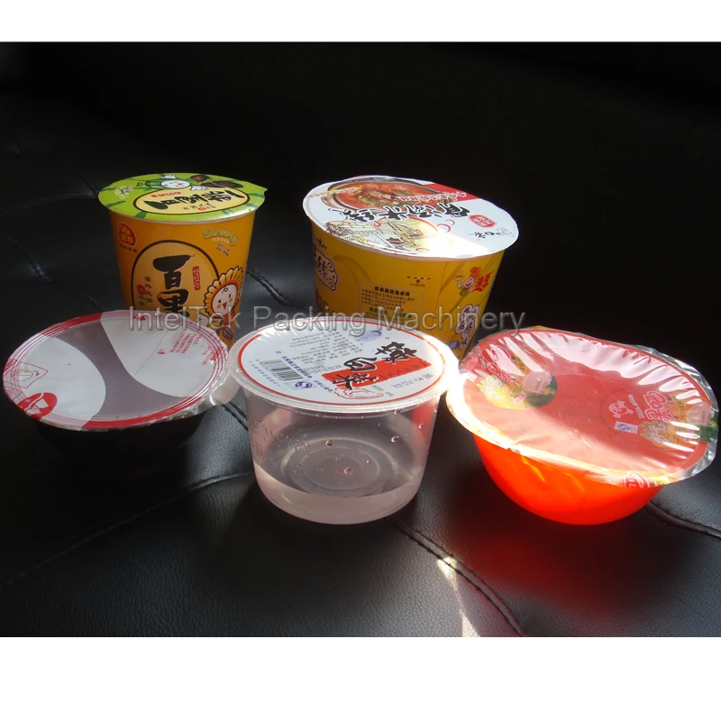 Full-Automatic Instant Noodle Bowl Sealing and Filling Machine