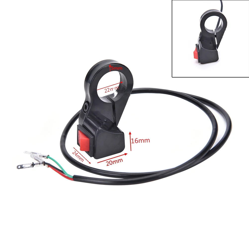 Handlebar Switch button for Motorcycle Drift car ebike 3 wires three speed Electric Scooter bicycle Switch