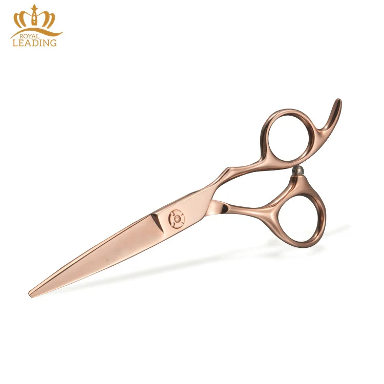 Professional Japanese Steel 440C Hairdressing Barber Tools Hair Cutting Shears Rose Gold Barber Hair Scissors