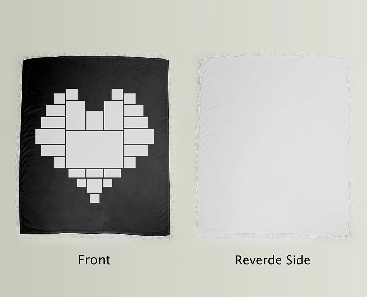 Оптовая продажа удобное мягкое покрывало Subbank фланелевое одеяло в клетку с сублимационной печатью черного сердца/Луны