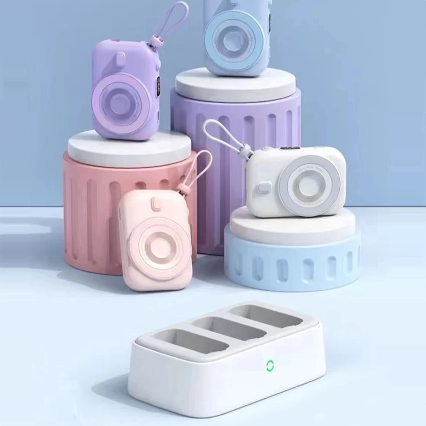 2024 New Shared Powerbank with Charging Stand Fast Charging Mini Slim Power Bank Portable 10000mAh Wireless Magnetic Powerbanks