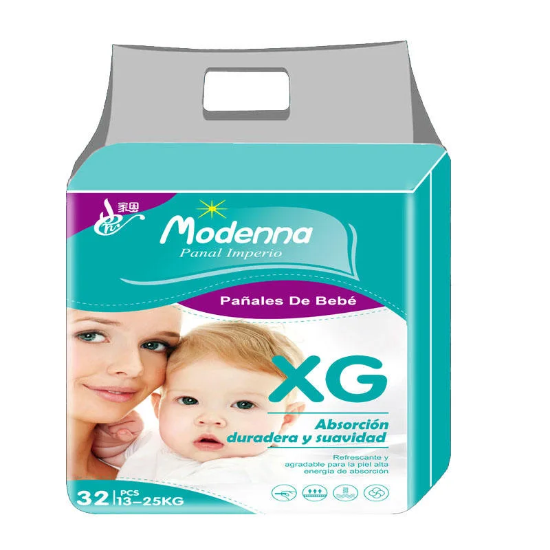 Raw Material Disposable Diapers Manufacturer Direct Sales 350 Gsm Core Baby Diapers at Affordable Prices