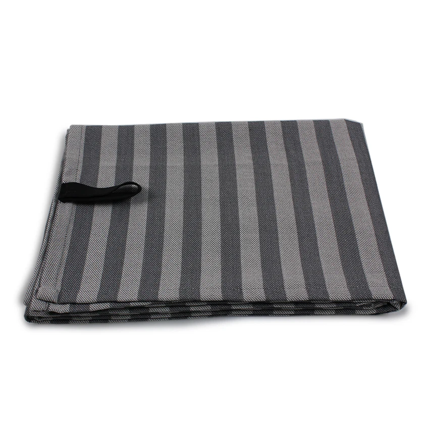 Wholesale Custom Embroidered Woven Polyester Throw Airline Blanket Reversible Fleece Travel Comfort Blanket