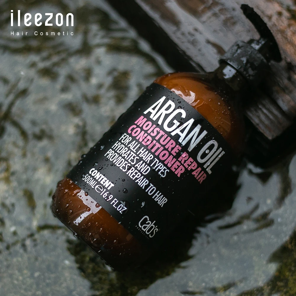 Moisture Repair Anti-Frizz Curl Shampoo and Conditioner OEM Private Label Argan Oil Sulfate Free