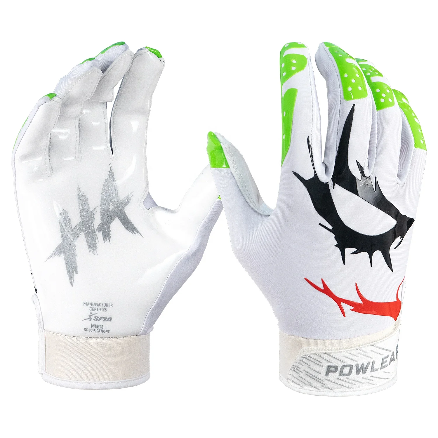 Creative Design Free Simple New Professional Football Gloves Top Selling Fashion Style Durable Receiver Gloves